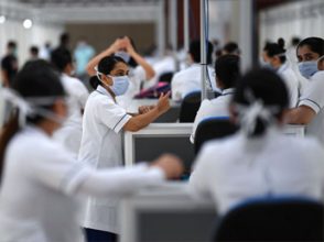 Dubai World Trade Center - UAE's first square cabin hospital officially opened